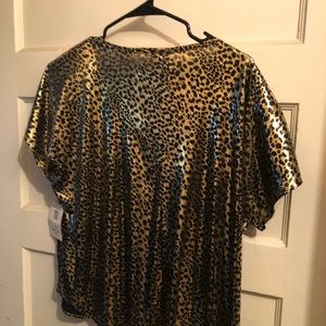 Shiny print shirt